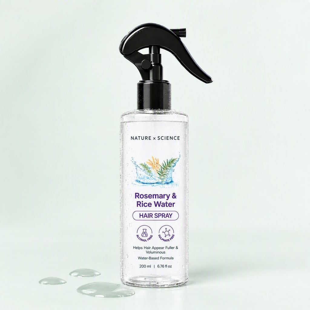 Rosemary & Rice Water Hair Spray bottle