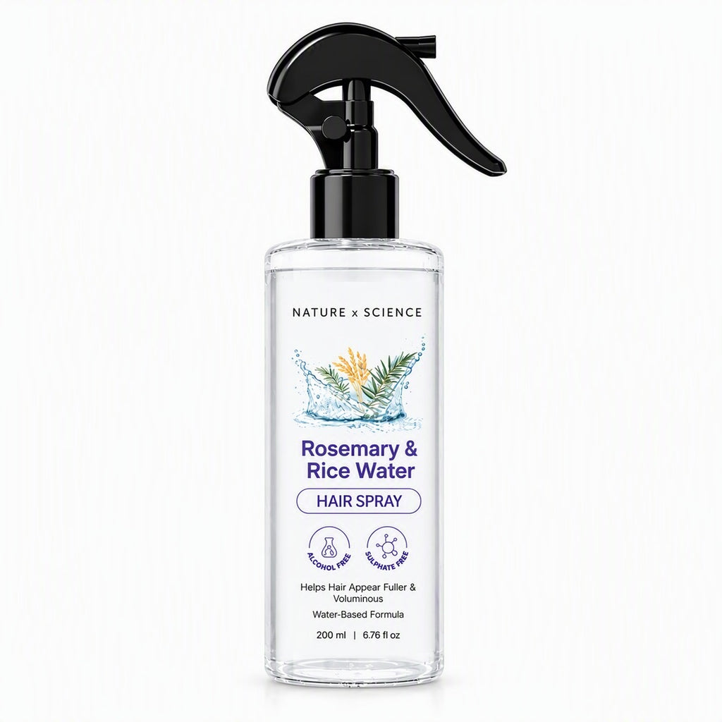 Rosemary & Rice Water Hair Spray, 200 ml trigger spray bottle