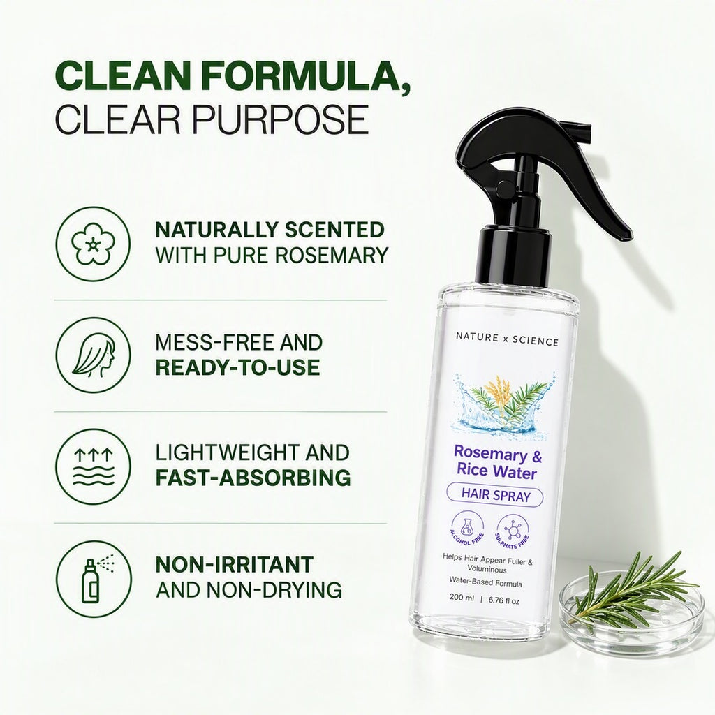 Clean formula: naturally scented, mess-free, lightweight, non-drying