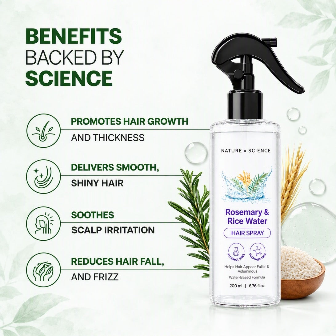 Rosemary & Rice Water Hair Spray benefits